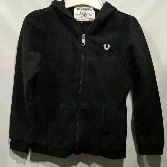 True Religion Vintage Hoodie Kids Small - Picture 2 of 4